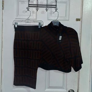 FashionNova 2 Piece Skirt Set